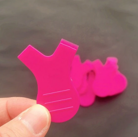 Aplikator Grzebyk do Laminacji Rzęs Jasnoróżowy