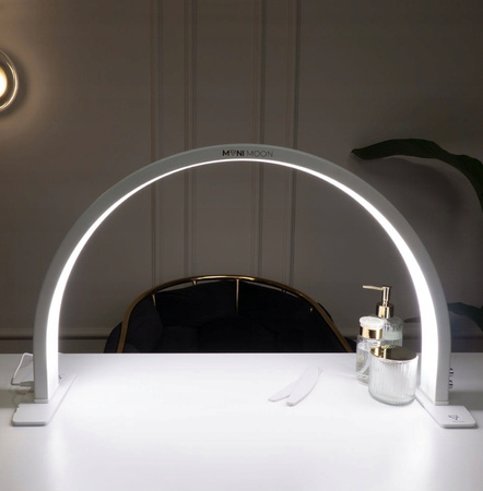 Lampa Kosmetyczna Moon LED Przedłużania Paznokci Bezcieniowa Manicure Biała