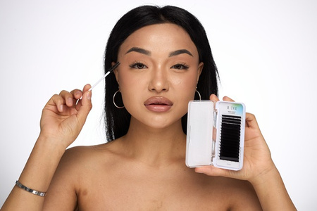 MIOKA Rzęsy do przedłużania Basic Black skręt C 0,07mm  11mm