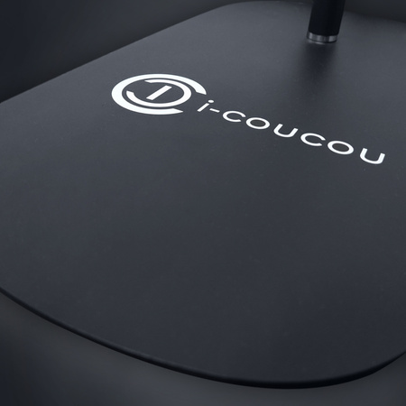 Lampa kosmetyczna do przedłużania rzęs POL Moon II z cyrkoniami czarna