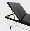 Stół do masażu 60 cm aluminiowy trzysegmentowy - czarny