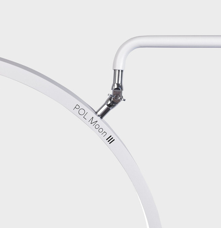 Lampa Kosmetyczna LED Bezcieniowa Podłogowa Stojąca Regulowana Rzęs Biała