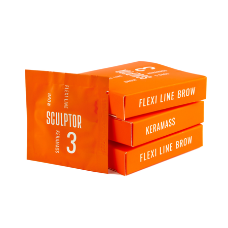 SCULPTOR FLEXI LINE lami brwi BROW KERAMASS Krok 3 1,5ml