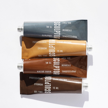 SCULPTOR Farba do brwi żelowa 15ml  Warm Brown