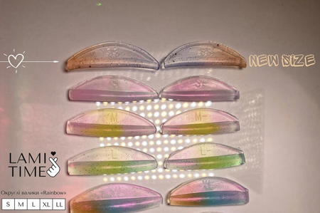 LAMI TIME RAINBOW Wałki do lami Okrągłe Zestaw
