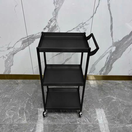 Stolik Kosmetyczny Pomocnik Wózek Fryzjerski Półki Salonu Kółkach Manicure