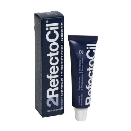 RefectoCil Farbka do brwi i rzęs 2 Czarno-niebieski Blue-Black 15ml
