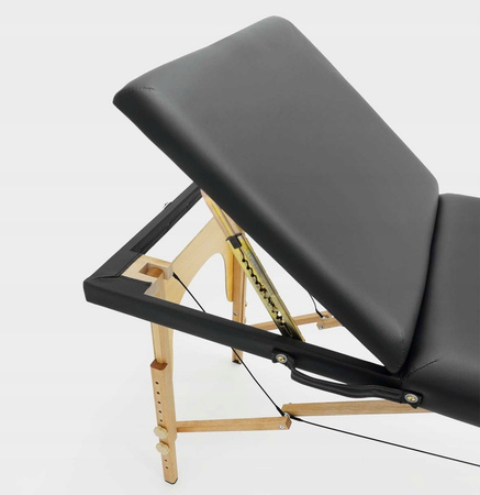 ŁÓŻKO STÓŁ DO MASAŻU SKŁADANY 3SEGMENTY POKROWIEC PIANKA 5CM DREWNO ICOUCOU