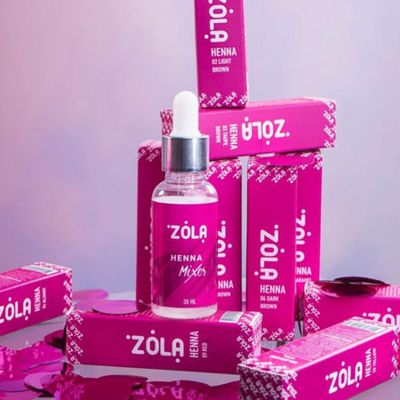 ZOLA Brow Box Mini zestaw henny pudrowej 5g