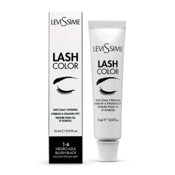 Levissime Farba do brwi i rzęs LASH COLOR 15ml  1.6 BLUISH BLACK