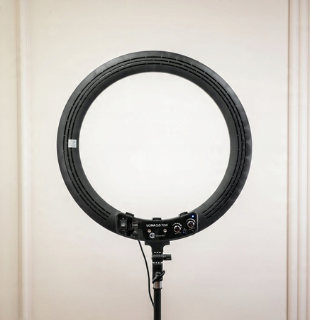 Lampa Kosmetyczna Led Przedłużania Rzęs Makijażu Bezcieniowa Podłogowa Ring