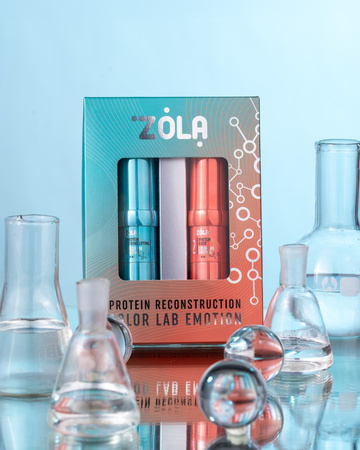 ZOLA Color Lab EMOTION Zestaw do laminacji brwi i rzęs 10 ml + 10 ml