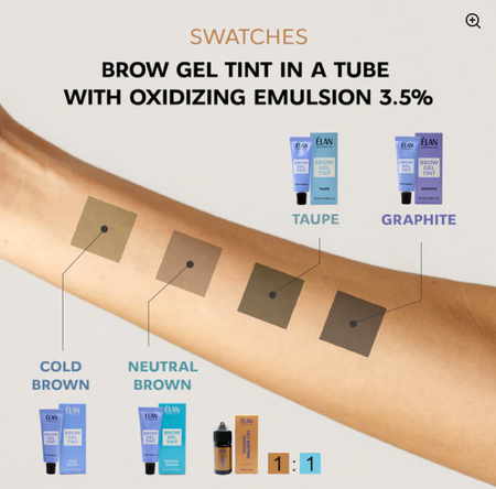 ELAN Brow Gel Tint GRAPHITE farba do brwi  20 ml