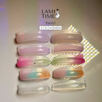 Lami Time Twist silikonowe formy do laminacji (zestaw) 5 rozmiarów