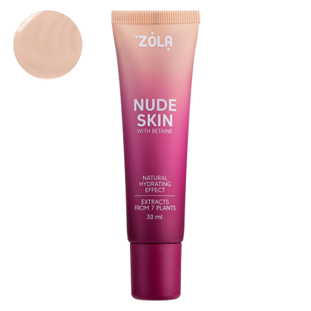 ZOLA Nude Skin Tonujący Podkład GLOW & WHITE 30 ml 01 Light