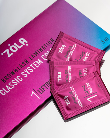 ZOLA Color Lab 01  Lifting Pink Gel zestaw saszetek 3 x 1ml
