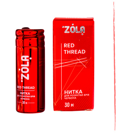 ZOLA Nić barwiąca do znakowania i geometrii brwi 30 m Różowa