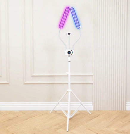 Duo Studio Color dwuramienna lampa RGB BIAŁA