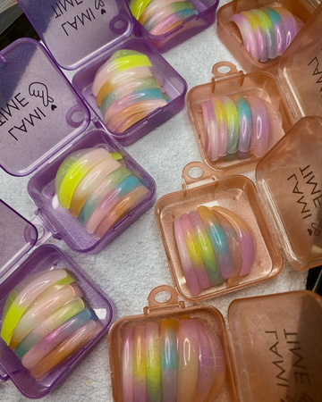 LAMI TIME RAINBOW Wałki do lami Okrągłe Zestaw