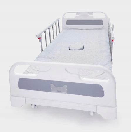 Łóżko Szpitalne Rehabilitacyjne Elektryczne Na Kółkach Pilot Wysięgnik Acti