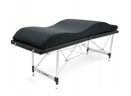 Łóżko Kosmetyczne Przenośne do Stylizacji Rzęs 60 cm + Materac Anatomiczny Kosmetyczny 60x185 cm