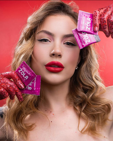 ZOLA Farba do brwi z kolagenem w saszetce z utleniaczem 3% 5 ml. 05 graphite