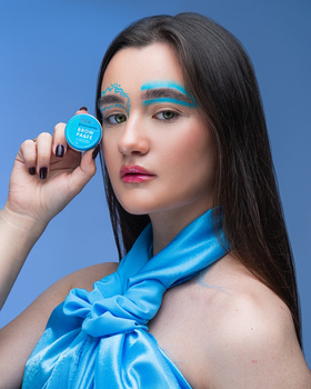 ZOLA Pasta do konturowania brwi 15g Brow Paste  ViktorinaVika Błękit