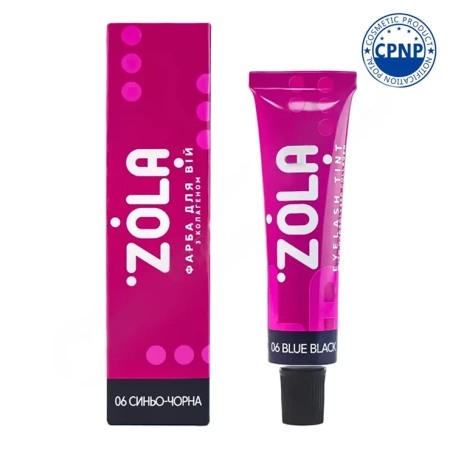 ZOLA Farba do rzęs 06 Blue Black 15ml