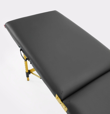 Łóżko kosmetyczne do stylizacji rzęs Space Gold 60cm - CZARNE