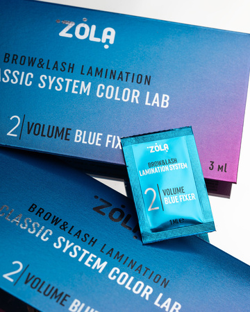 ZOLA Color Lab 02 Volume Blue zestaw saszetek 3 x 1ml