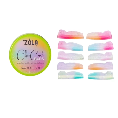 ZOLA Formy silikonowe do laminacji rzęs Chic Curl