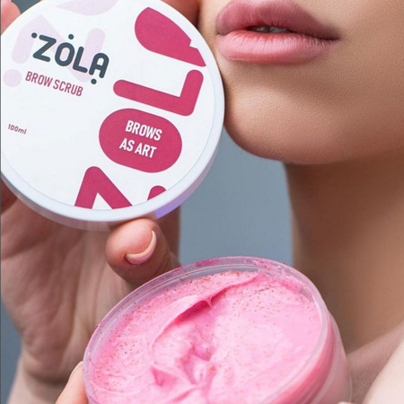 ZOLA Brow scrub peeling drobnoziarnisty do brwi 100 ml
