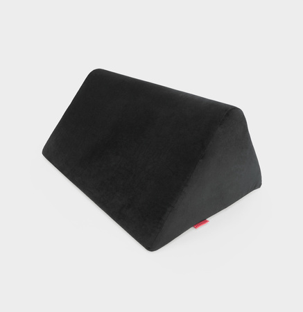 Poduszka Klin Kosmetyczna Welurowa Makijażu Przedłużania Rzęs Czarna