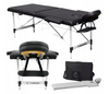 Stół Łóżko Masażu Składany Aluminiowy Przenośny Leżanka 2-Segmentowy