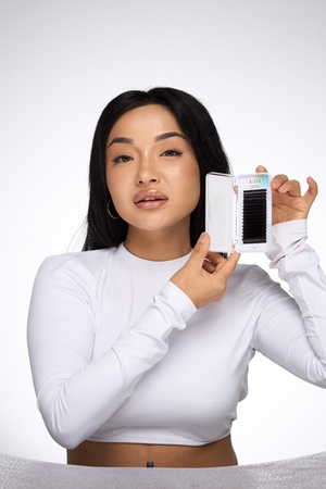 MIOKA Rzęsy do przedłużania Basic Black D 0,07 mm  6mm