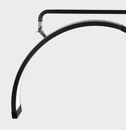 Lampa Kosmetyczna LED Bezcieniowa Czarna + Łóżko Kosmetyczne Stylizacji Rzęs 60 cm