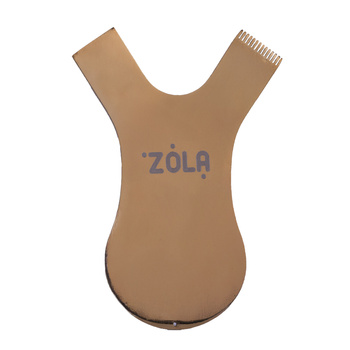 ZOLA grzebyk metalowy do laminacji Metal Comb Gold