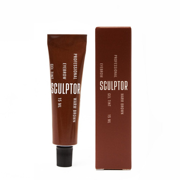 SCULPTOR Farba do brwi żelowa 15ml  Warm Brown