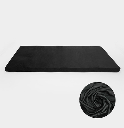 Poszewka Pokrowiec Ochronny Materac Kosmetyczny Płaski 80 cm CZARNY