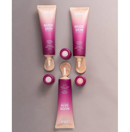 ZOLA Nude Skin Tonujący Podkład GLOW & WHITE 30 ml 02 Medium