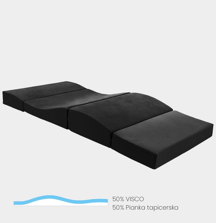 Materac Anatomiczny HEAVEN 80cm Kosmetyczny Przedłużania Rzęs Visco Pianka