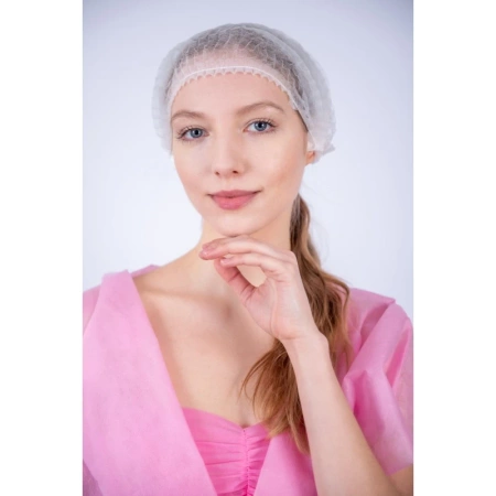 Czepek włókninowy kosmetyczny 100 szt  Czarny