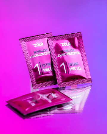 ZOLA Color Lab 01  Lifting Pink Gel zestaw saszetek 3 x 1ml