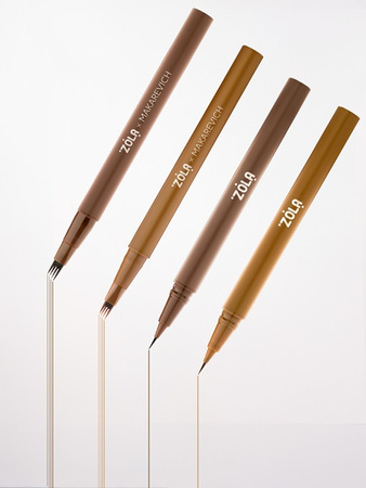 ZOLA Liner Pisak do brwi Jasny brąz Mono brush