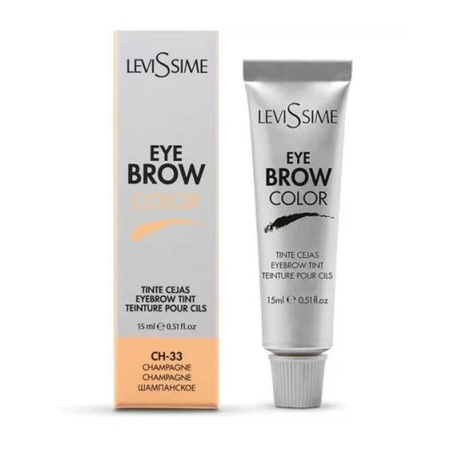 Levissime Farba do brwi EYEBROW TINT 15ml  Czarny 1