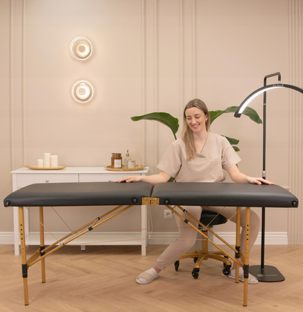 ZESTAW: Łóżko z miejscem na nogi + taboret Rodeo/Siodło