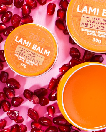 ZOLA LAMI BALM POMARAŃCZOWY klej bez kleju do laminowania rzęs 30g
