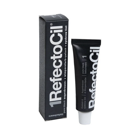 RefectoCil Farbka do brwi i rzęs 1 Czarna Black 15 ml