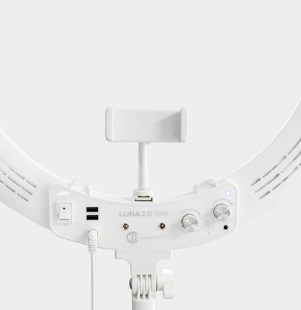 Lampa kosmetyczna LUNA RING 2.0 BIAŁA