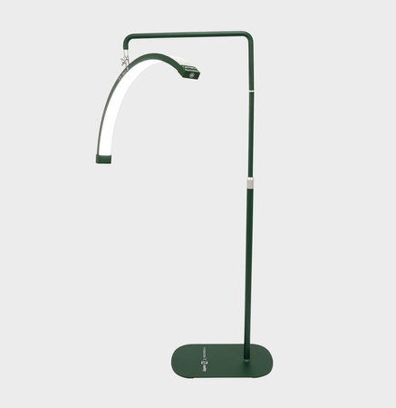 Lampa Kosmetyczna Podłogowa Stojąca Regulowana Led Bezcieniowa Rzęs Zielona